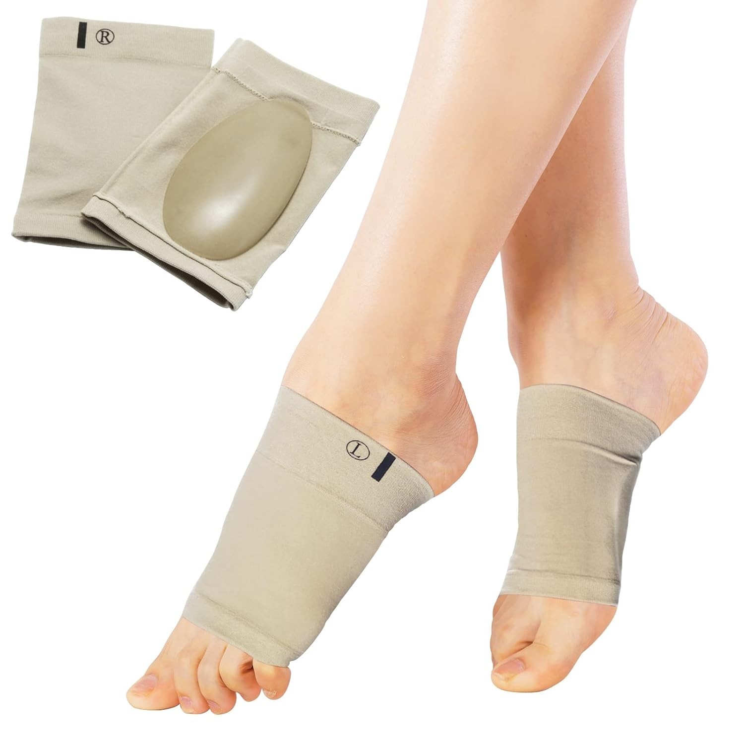 Durable Arch Support Compression Sock with Gel Pad – Plantar Fasciitis Care