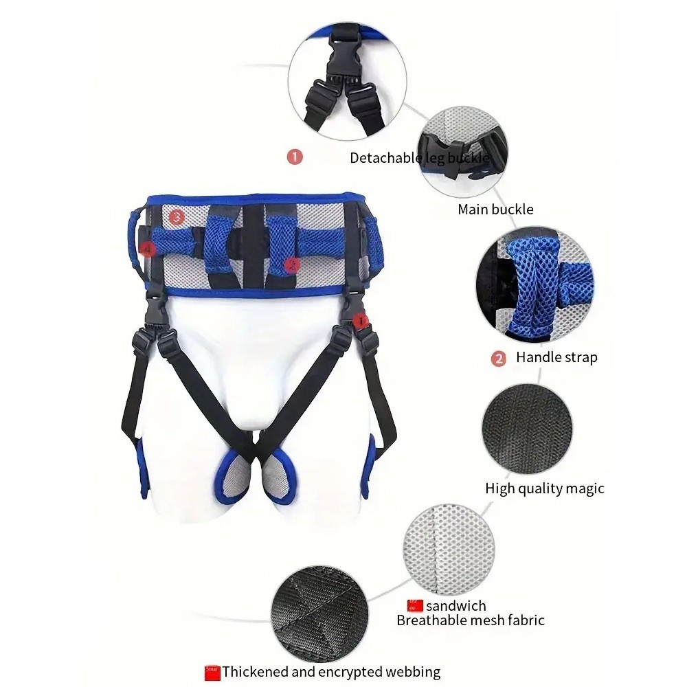 Gait Belt Transfer Belts for Lifting Seniors Walking and Standing Assist Aid Leg