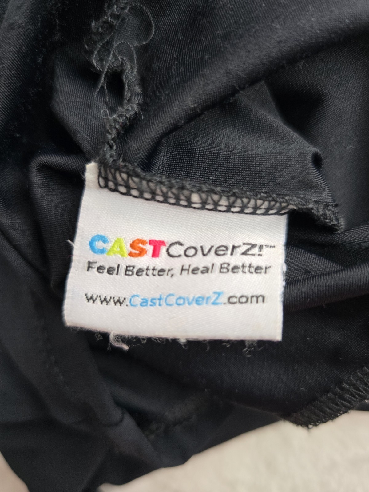Lot Of Leg Cast Covers: Cast CoverZ Black Cast Sock And Shower Covers SEE DESCRI