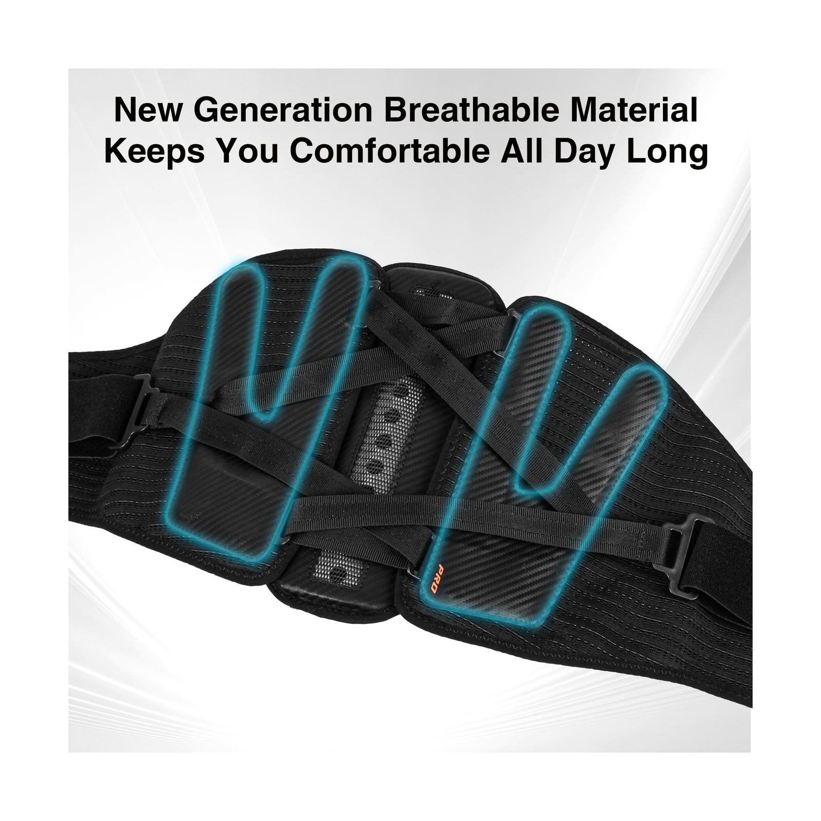 TIMTAKBO Wide and Strong Back Brace for Lower Back Pain Relief,Back Support B…