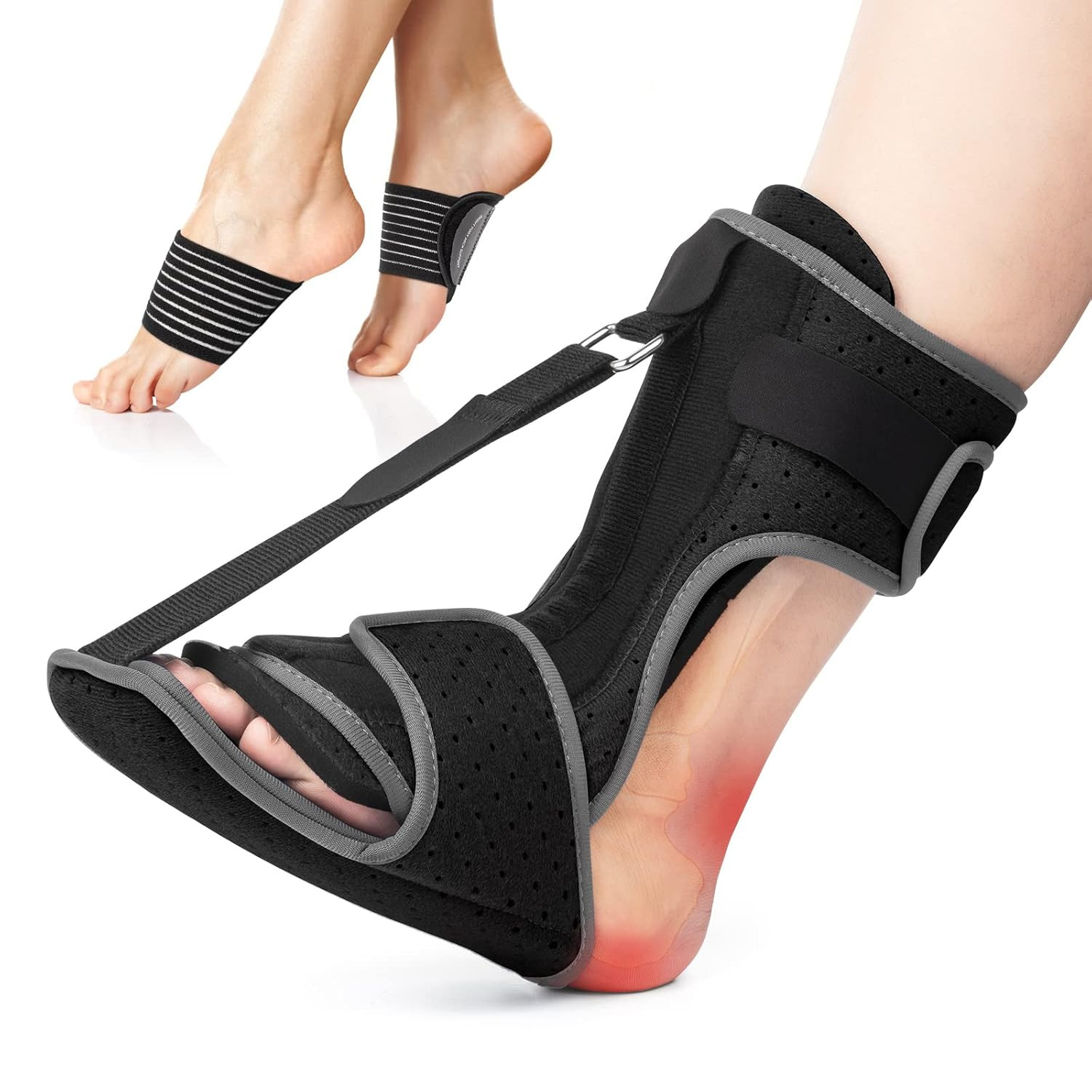 Plantar Fasciitis Night Splint: Adjustable Plantar Fasciitis Brace with Arch Sup