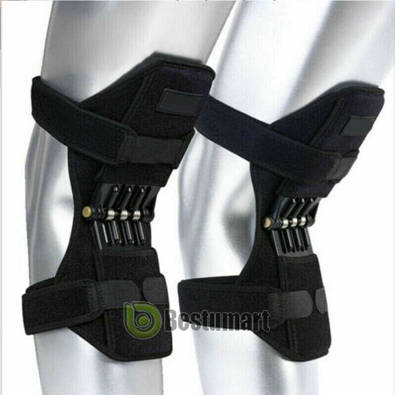 1/2Pcs Powerful Rebound Spring Joint Support Knee Booster Lift Knee Pads Care