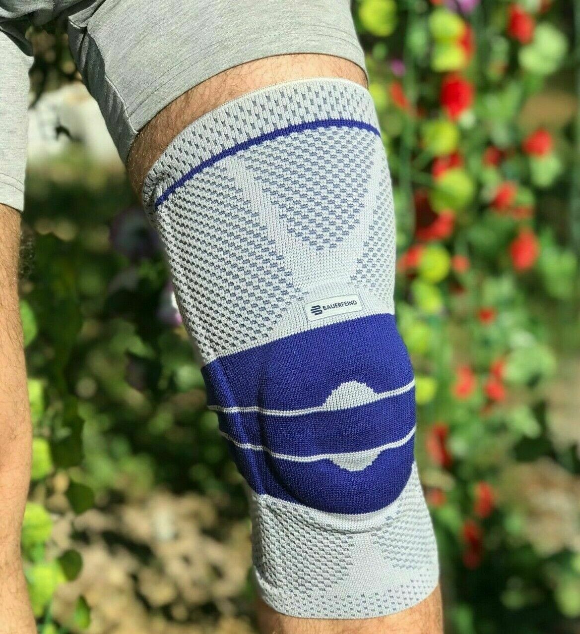 Bauerfeind GenuTrain Size 6 Knee Joint Brace Patella Support ACL MCL Meniscus
