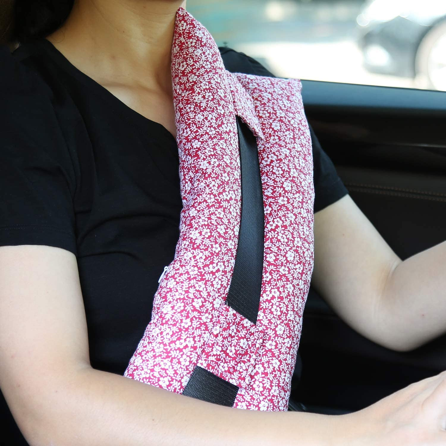 Seatbelt Pillows for Post-Surgery Comfort Mastectomy Breast Cancer Port Pacemake
