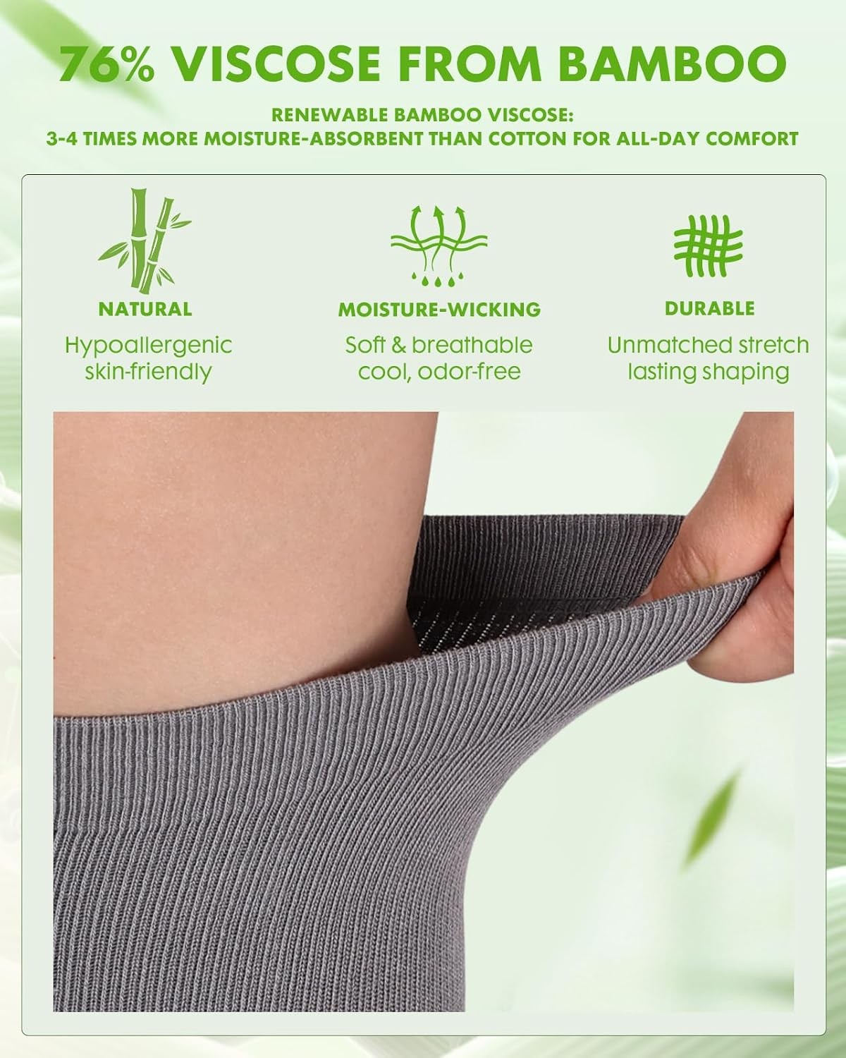 Women’s Wide Calf Bamboo Viscose Compression Socks XXL Butterfly Hummingbird