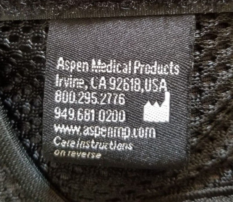 Aspen Vista Adjustable Back brace