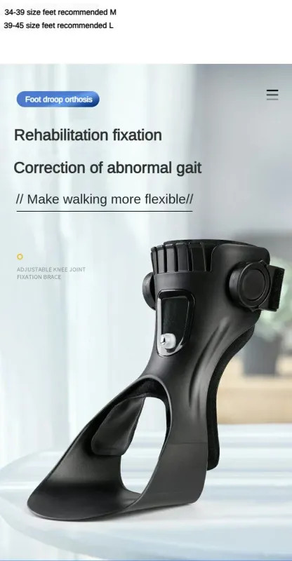 Drop Foot Brace Orthosis AFO AFOs Ankle Support With Comfortable Adjustable