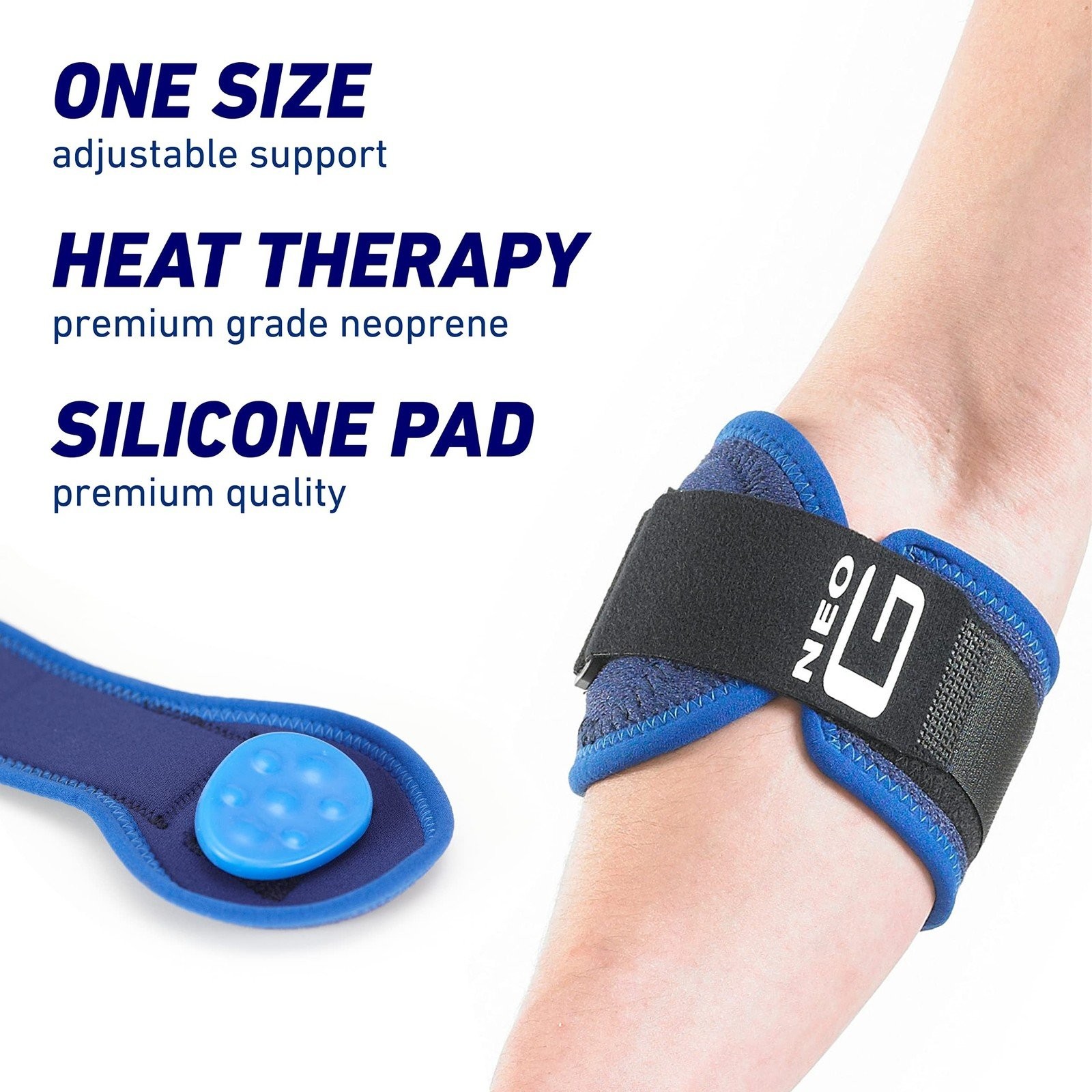 Neo-G Tennis/Golf Elbow Strap – Support For Epicondylitis, Tennis/Golfers…
