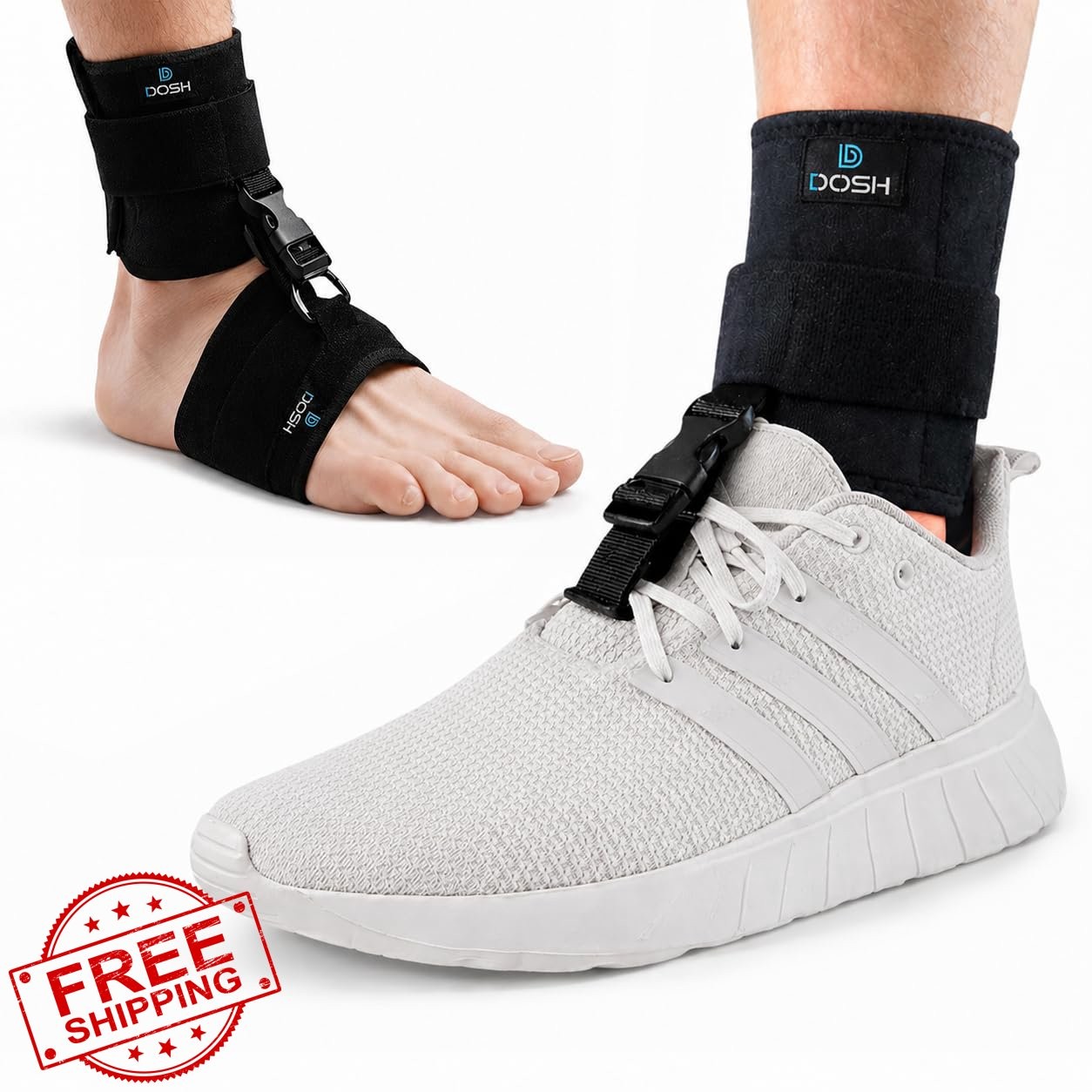Dosh AFO Foot Drop Brace Unisex Black
