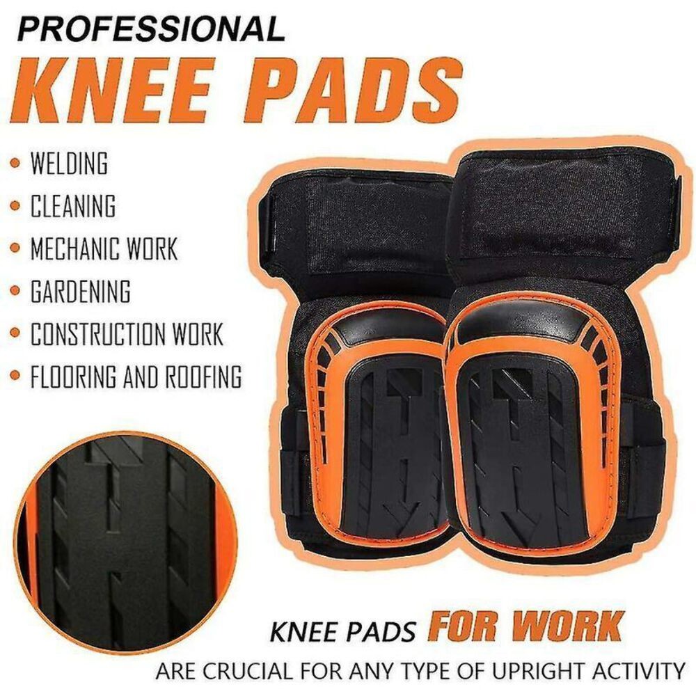 Work Knee Pads Soft Gel and Foam Padding with Anti Slip Straps