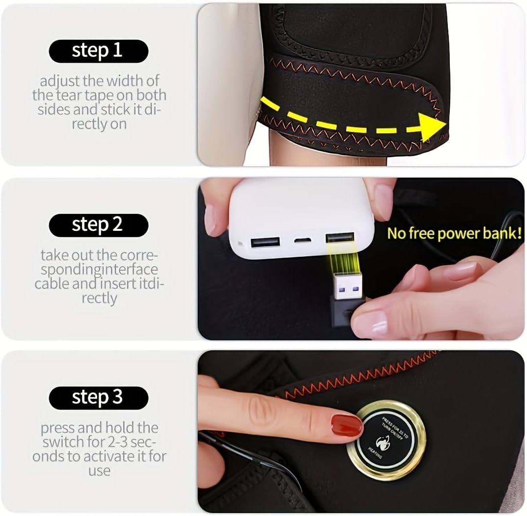 Hip Heating Pad for Hip Pain Relief,Hip Support Brace for Sciatica Pain Relief