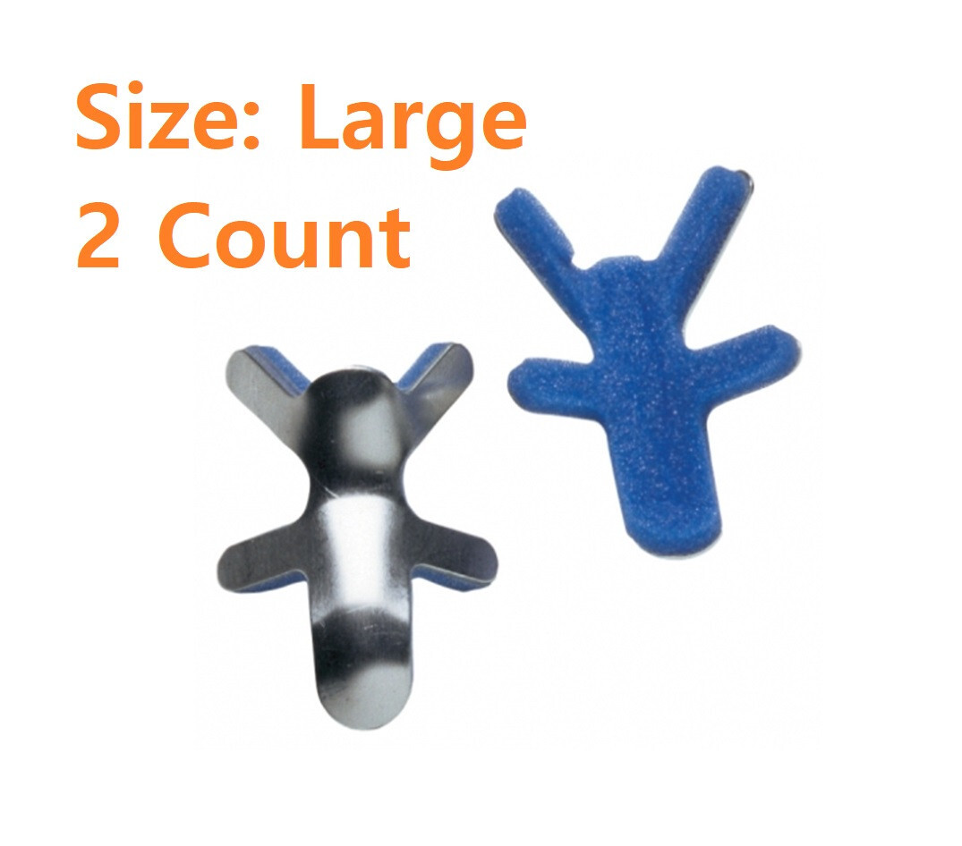 PROCARE Frog Style Finger Splint, Aluminum / Foam LARGE, Left / Right, 2 Count