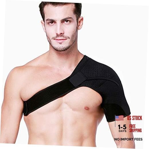 Shoulder Brace for Women and Men,Adjustable Neoprene Torn Rotator Cuff Left