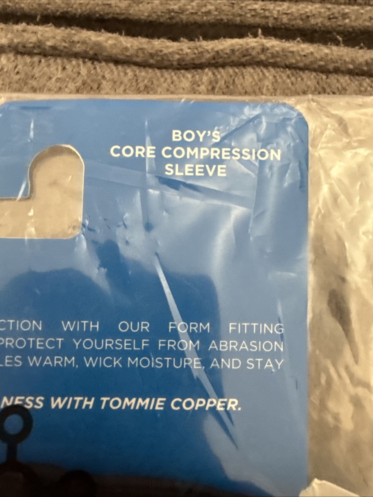 TOMMIE COPPER CORE COMPRESSION Fulll Arm SLEEVE Youth Boy Medium Black NEW!!