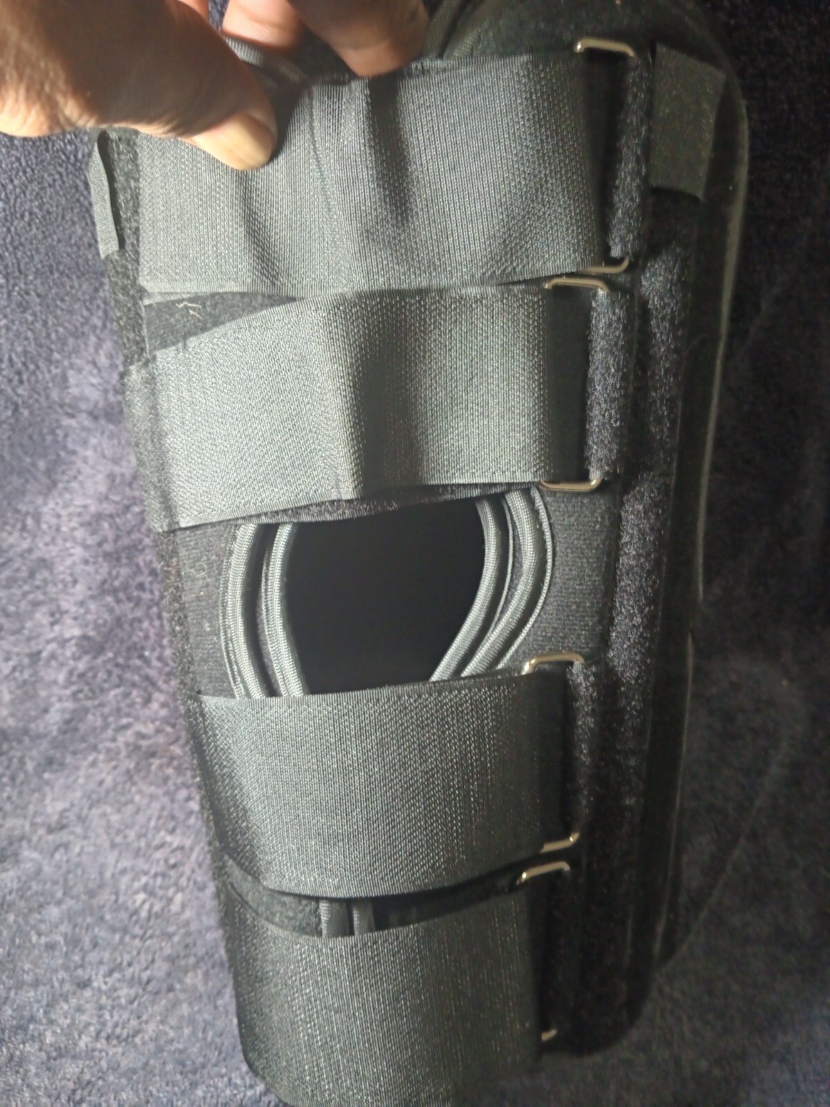 Alpha Medical Three Panel Knee & Leg Immobilizer, Knee Splint, Knee Brace 12″