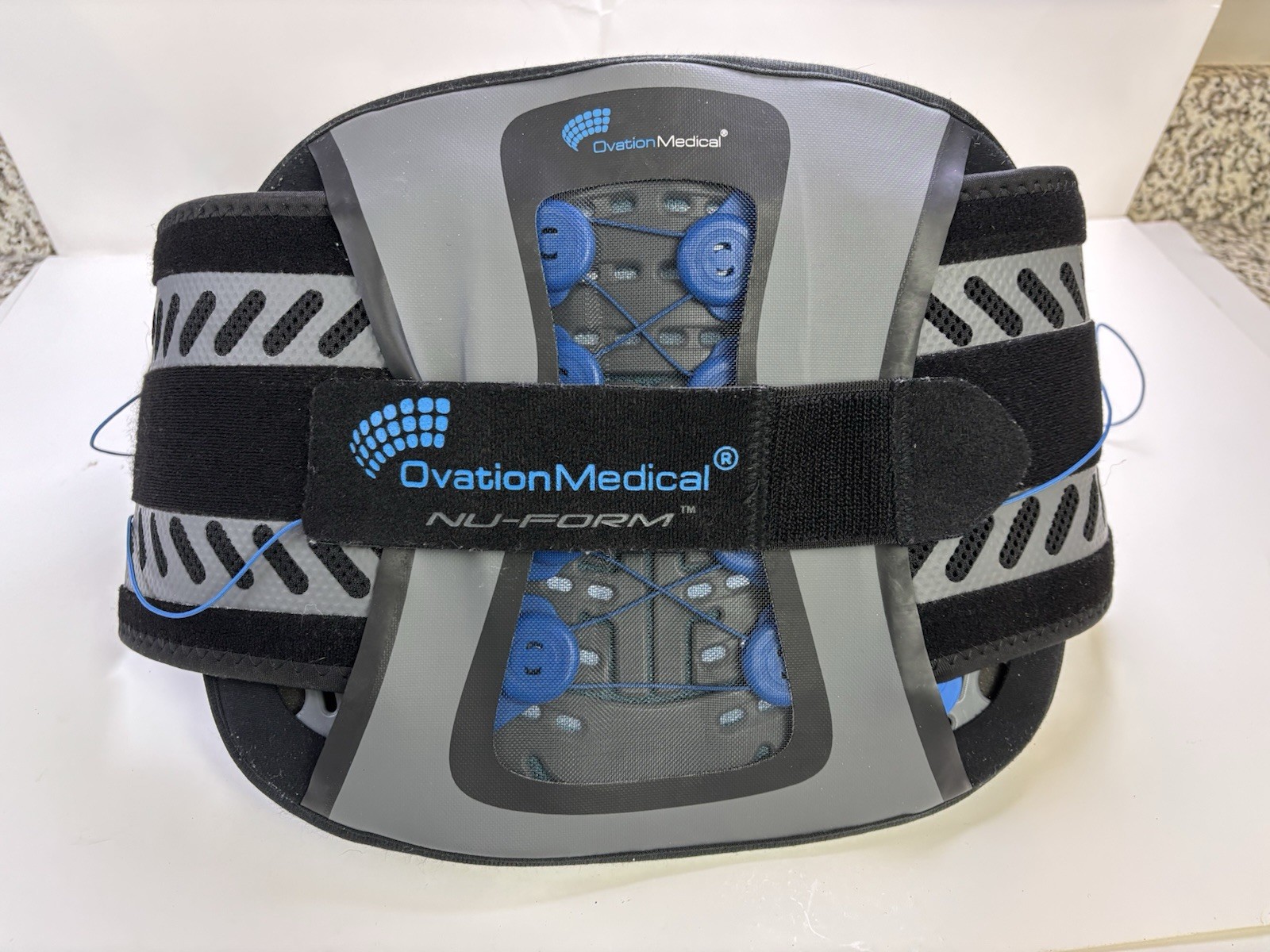 Ovation Medical Nu-Form Universal LSO Back Brace Adjustable Lumbar Support Belt