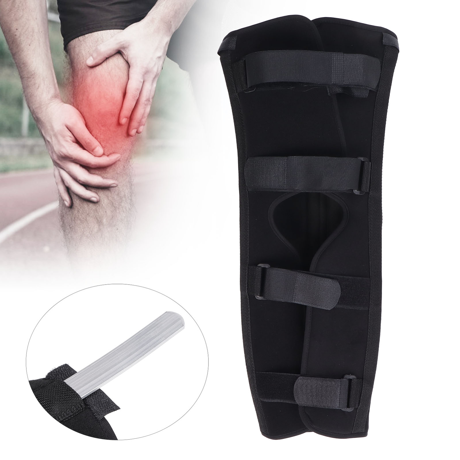 Knee Immobilizer Strong Comfortable Support Practical Knee Splint Brace With Fou