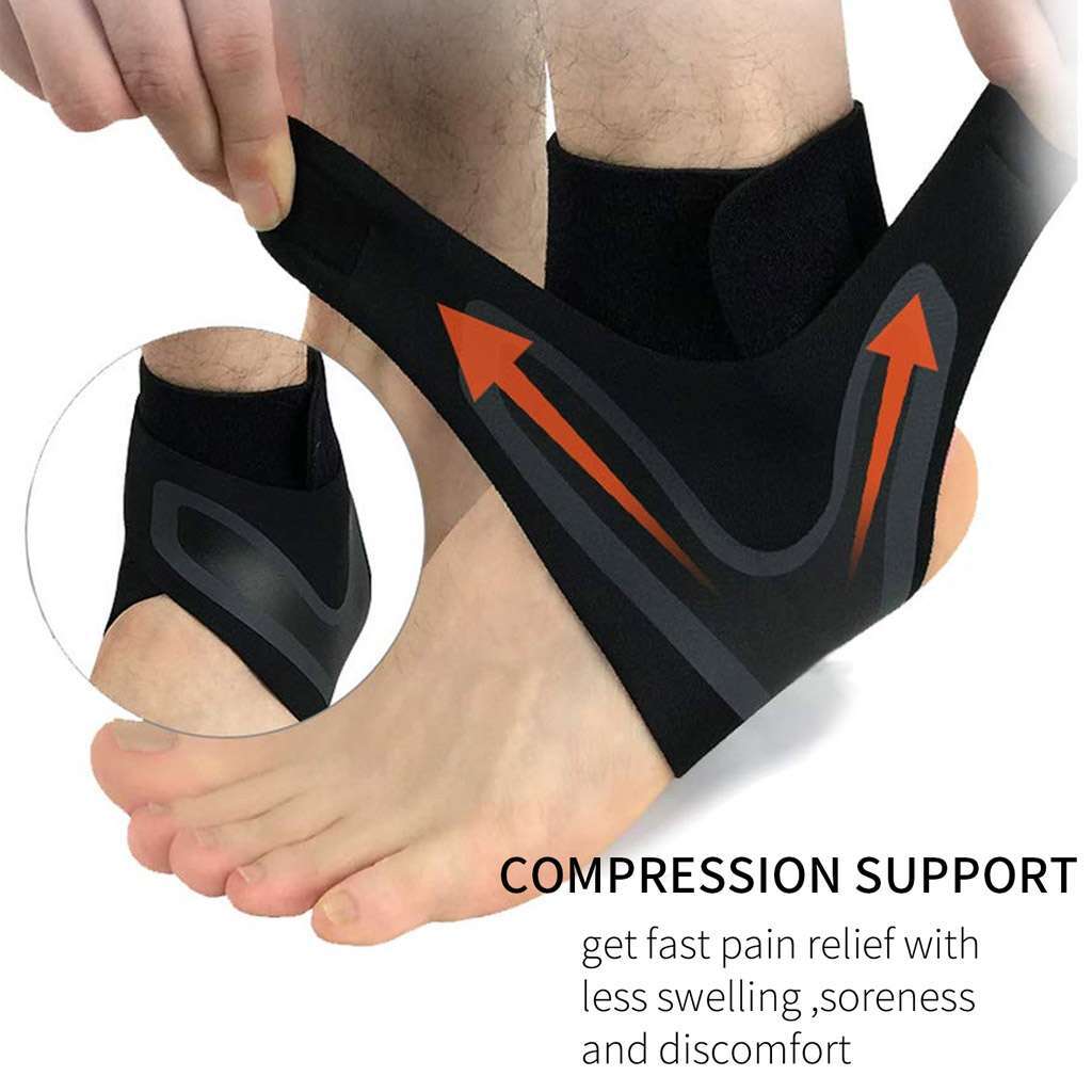 Sport Ankle Support Compression Plantar Fasciitis Sleeve Foot Wrap Strap Brace