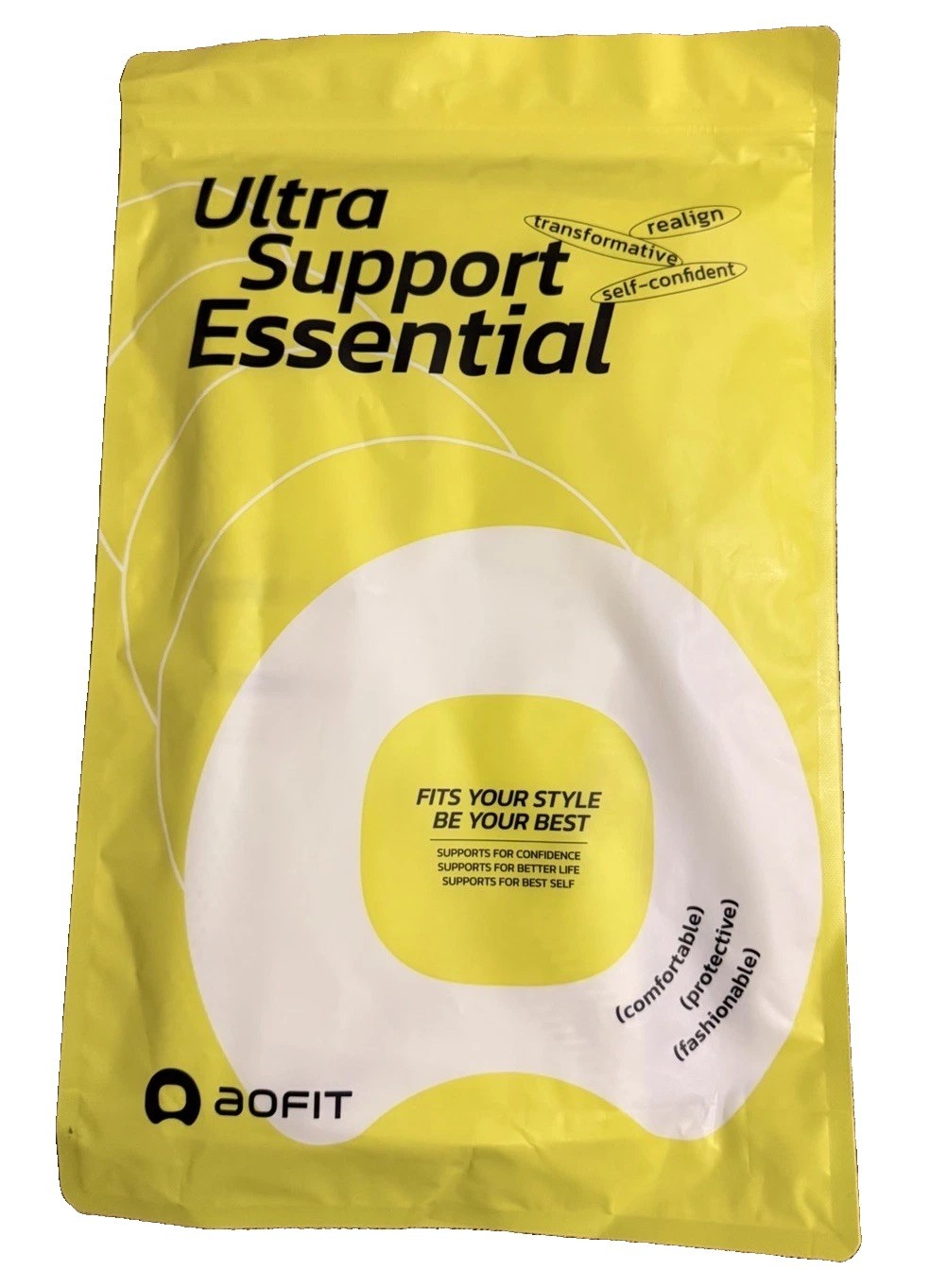 AOFIT Ultra Support Essential Brace – Support Ultra Support, Size M Yellow
