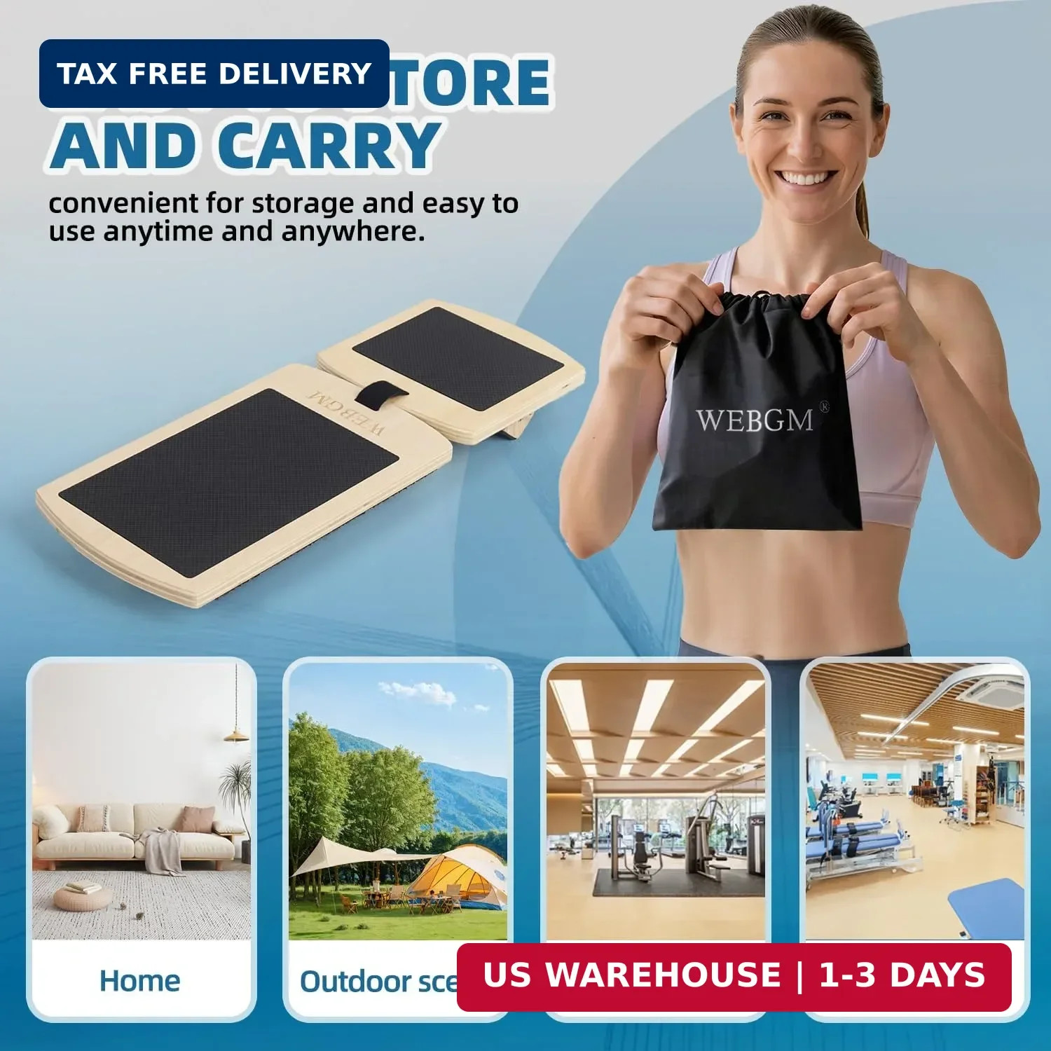 Ankle Balance Board for Physical Therapy – Foot Strengthener & Adjustable Ankle