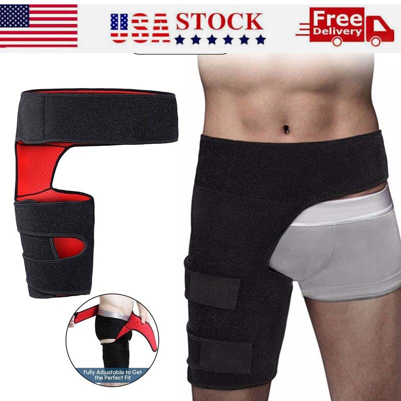 Hip Brace – Compression Groin Support Wrap for Sciatica Pain Relief Thigh Belt