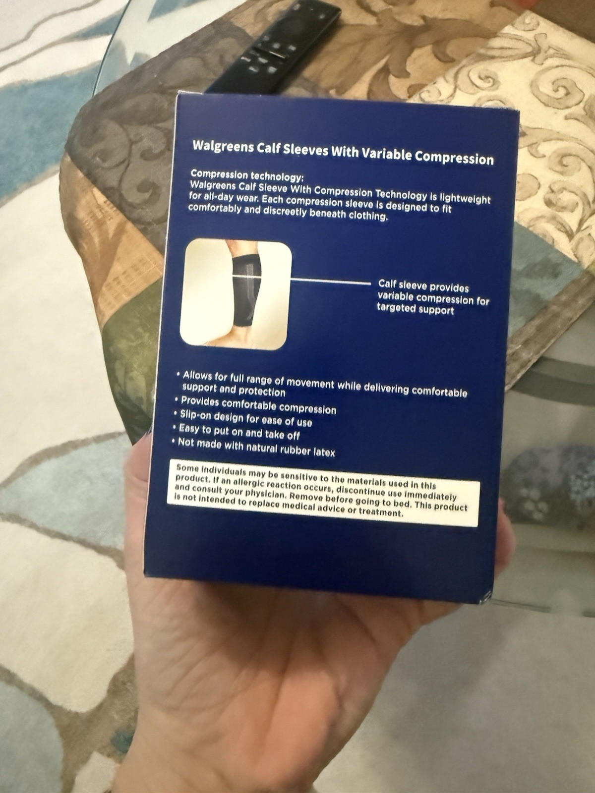 Walgreens Adjustable Knee & Ankle Support One Size Fits All Left or Right *READ*