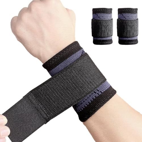 2 Pack Wrist Brace Carpal Tunnel, Wristbands Compression Wrist Strap, Wrist Wrap