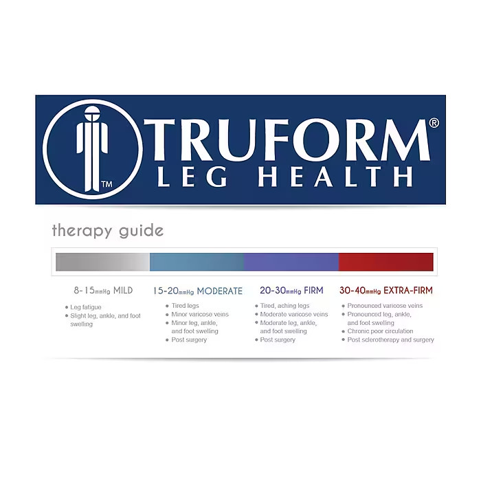 Truform Leg Health Knee High Beige X-Large 15-20″ 8875BG-XL 15-20″