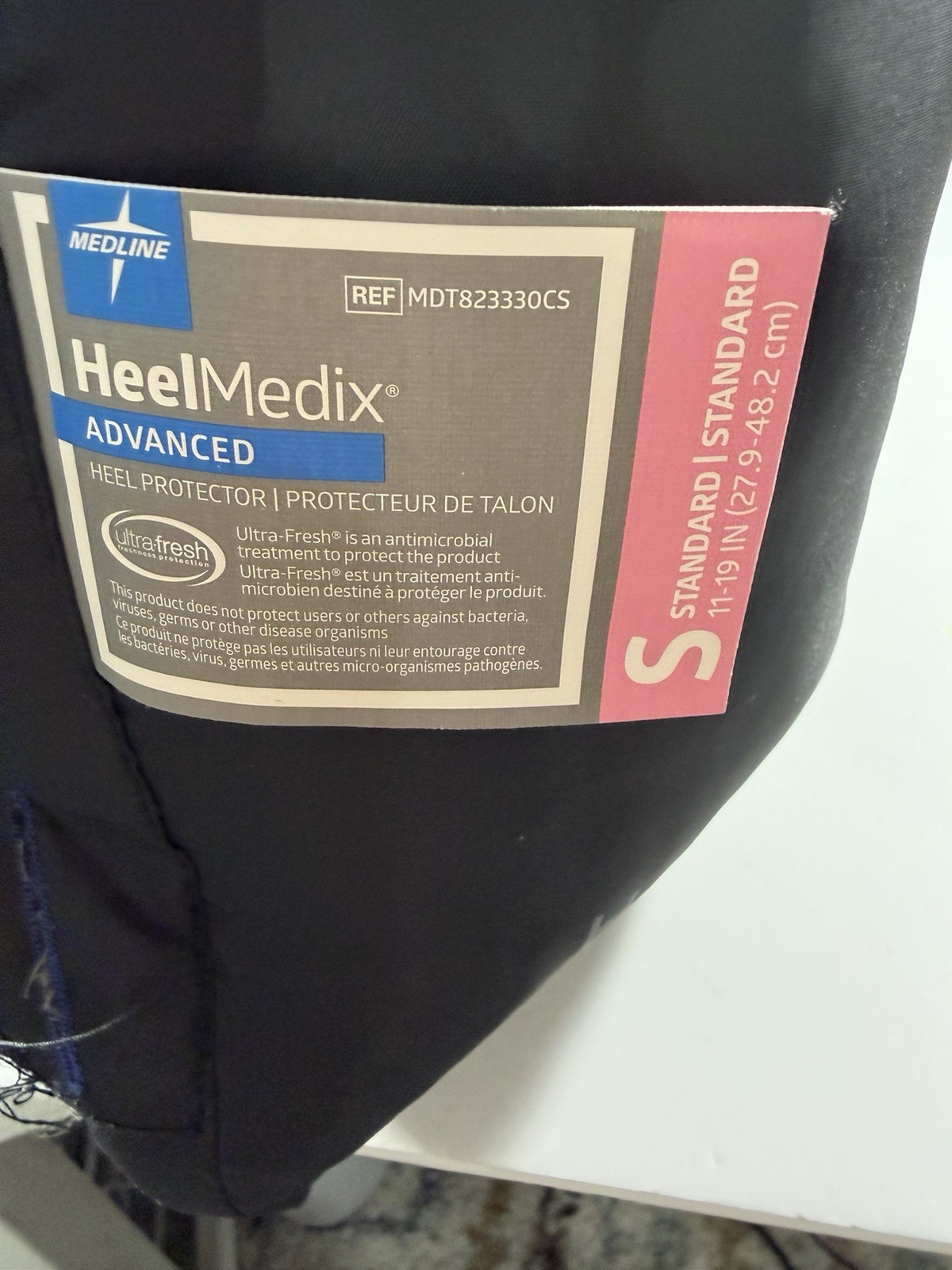 2 Medline HeelMedix Advanced Heel Protectors Sz S 11-19″ MDT823330CS