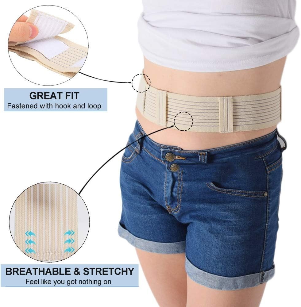 Breathable Peritoneal Dialysis PD Belt Abdominal Holder Adjustable Belly Band