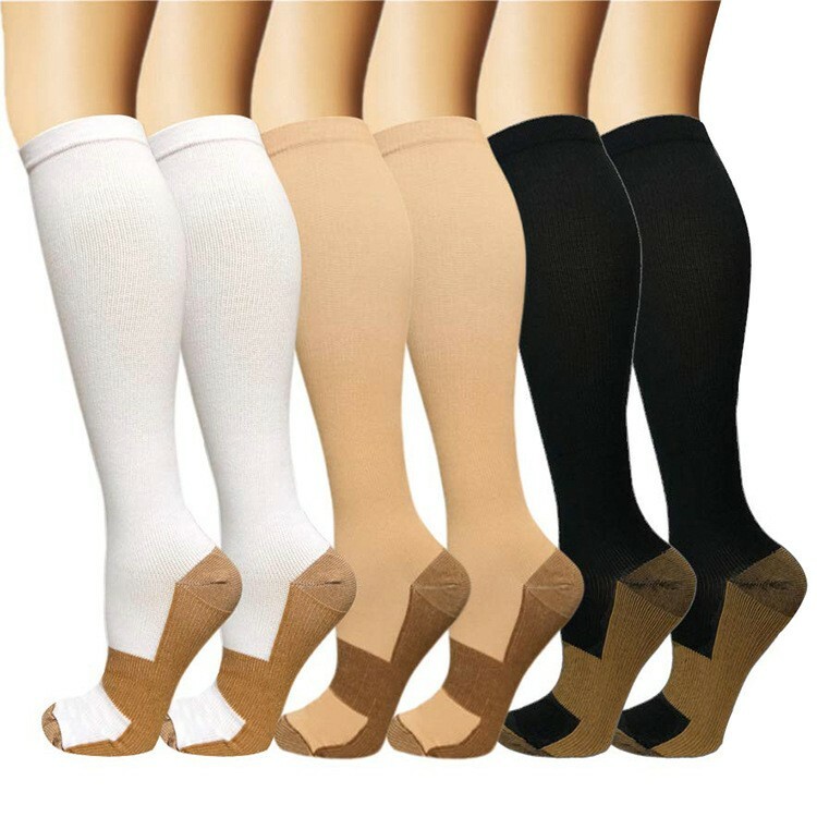 Copper Compression Socks Everyday Use for Diabetic Socks, Reduce Swelling & Pain