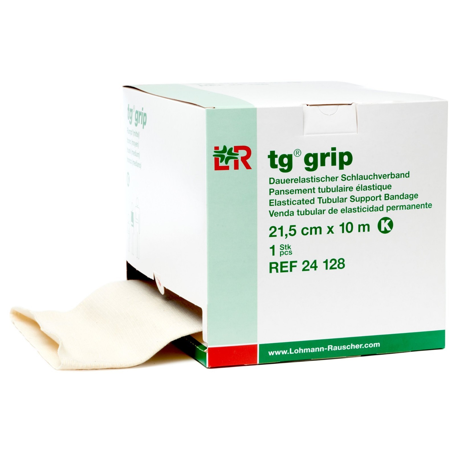 Elasticated Tubular Compression Bandage 21.5cm x 10m – Support Sleeve for Sprain
