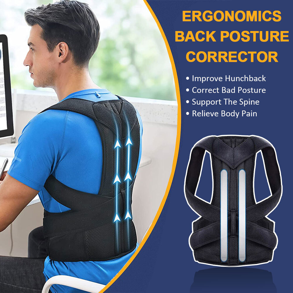 Back Brace For Men Back Reduce Upper / Lower Back Posture Corrector Pain Keep