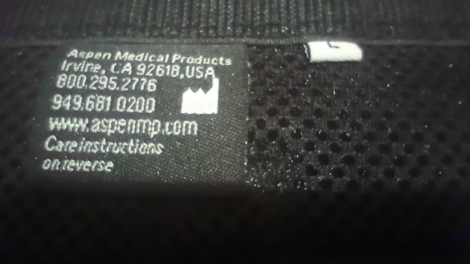 SUMMiT 631, Backbrace, Large, by Aspen, Medical, Black, Adjustable, Back Pain