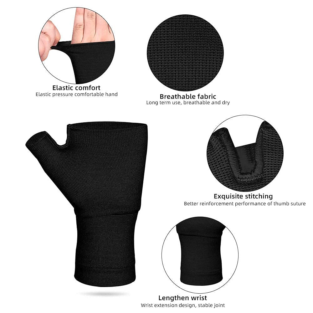 ZEPOHCK Compression Glove Wrist Support Sports Wristband Bracer