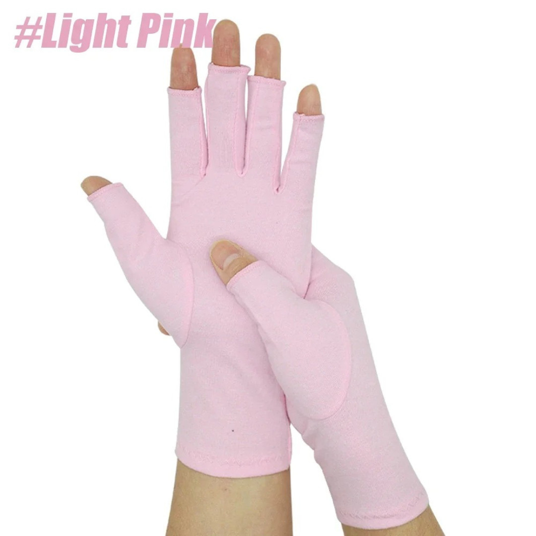 Arthritis Compression Gloves Fingerless Hand Support Carpal Tunnel Pain Relief