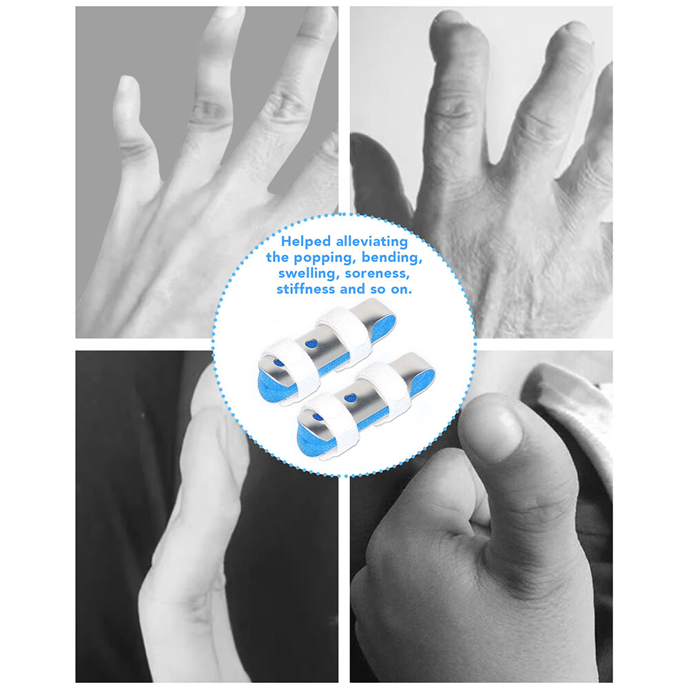 Trigger Finger Splint Brace for Arthritis Straightener Support Protector Metal