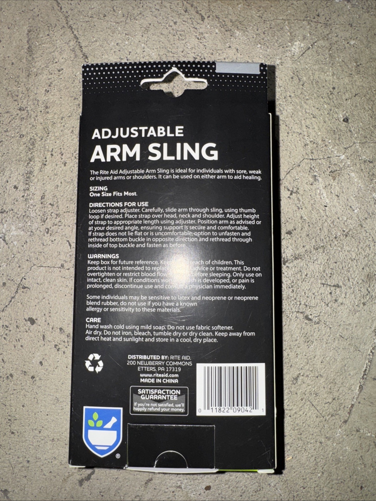 Sling Comfort for Left Or Right Arm Support. Adjustable Strap ( New)