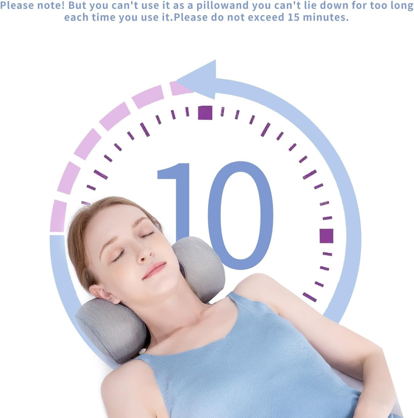 Cervical Neck Pillow for Pain Relief – Small Cylinder Neck Roll & Round Bolst…
