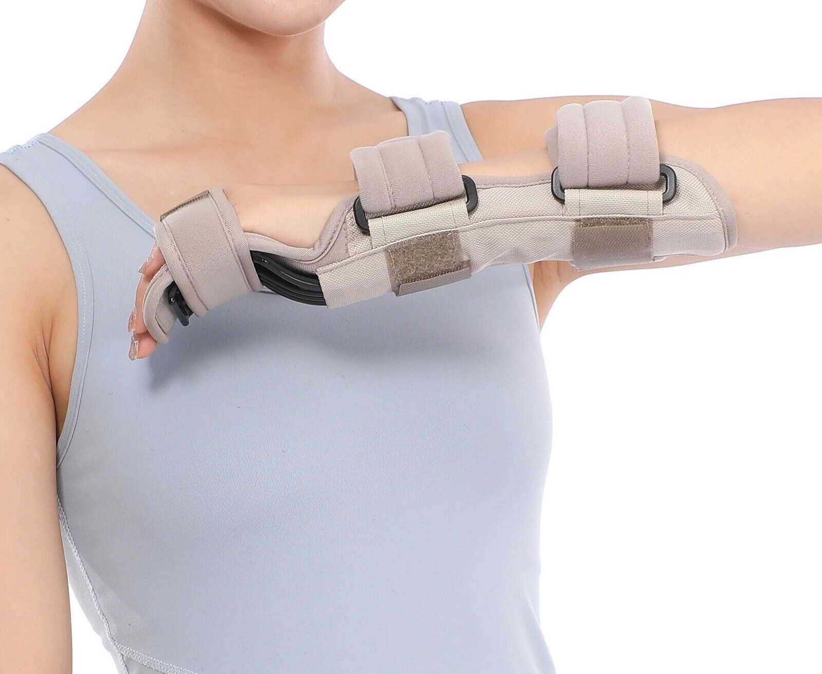 Post Stroke Hand Brace Finger Support Soft Resting Wrist Carpal Tunnel Ortho WHO