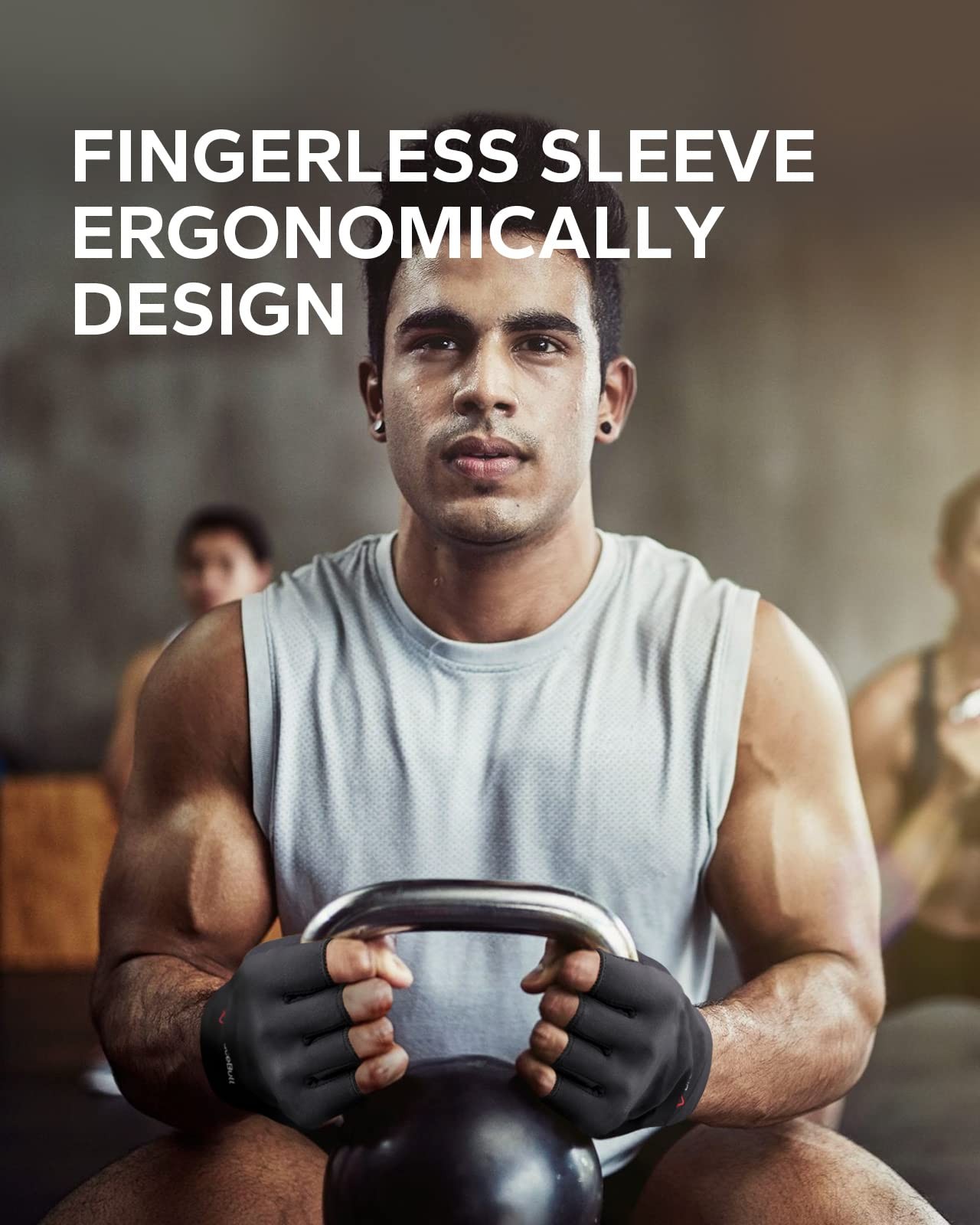 Compression Arthritis Gloves 2 Pack Fingerless Hand Support