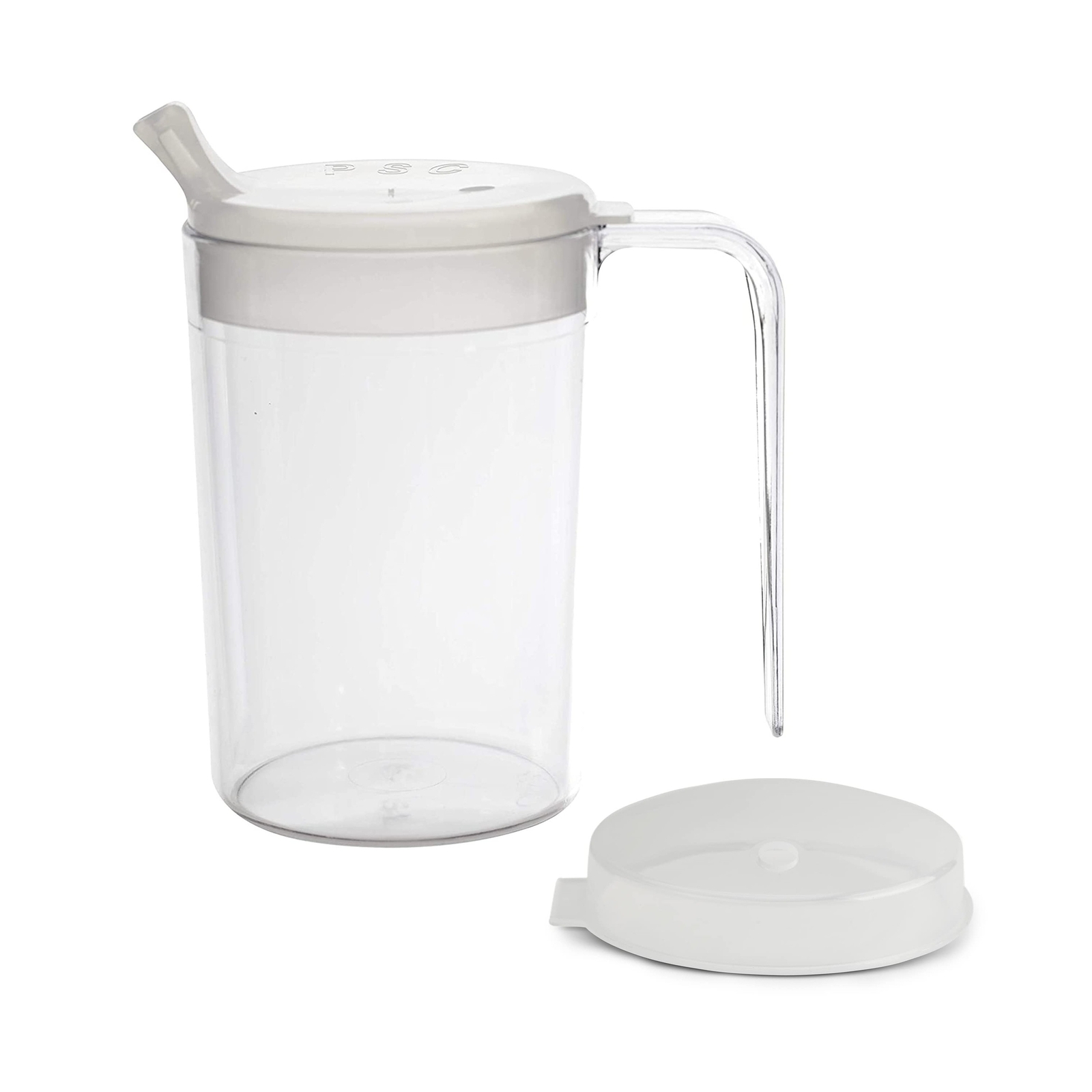Independence 10oz 1-Handle Plastic Mug with 2 Style Lids, Lightweight Drinkin…