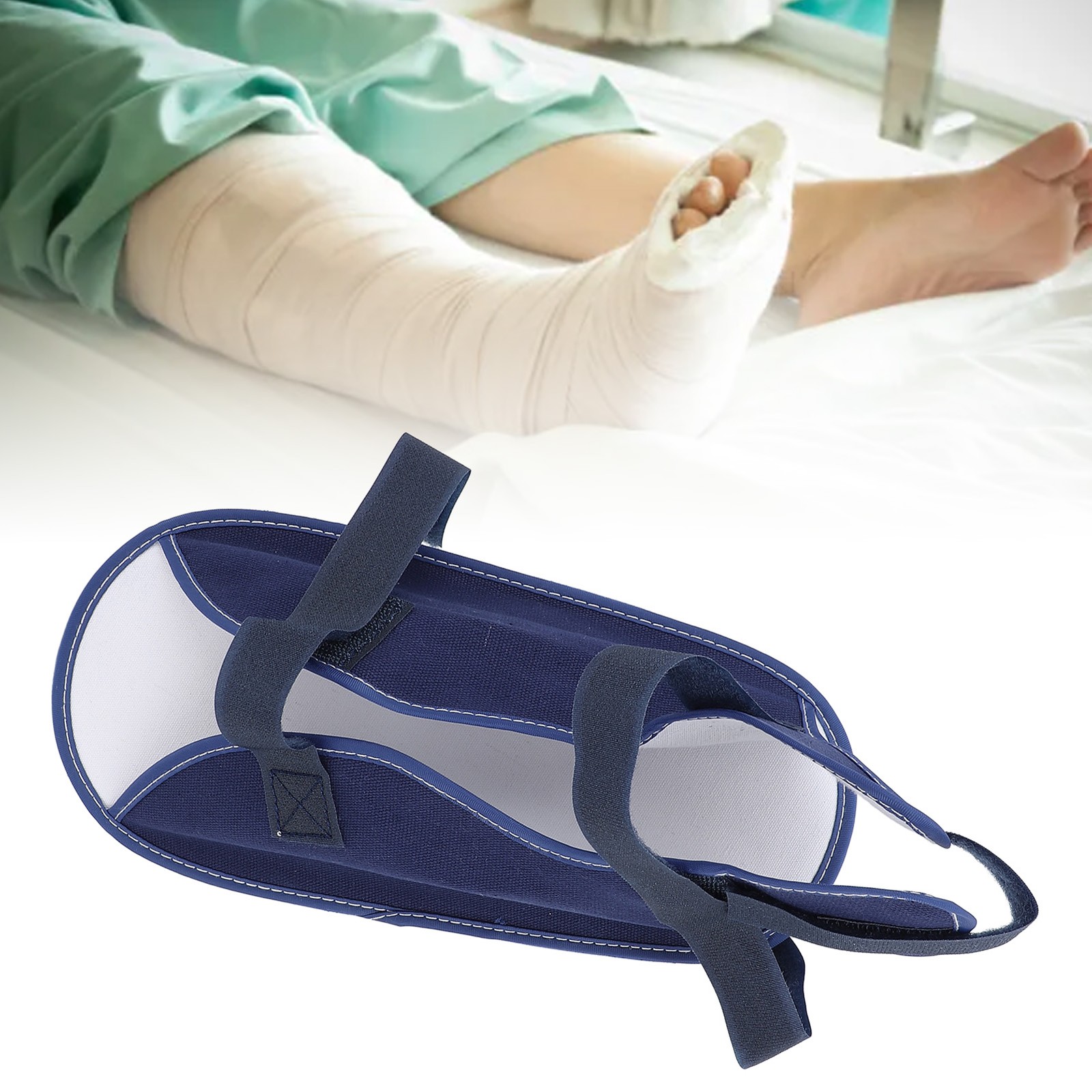 1 Pair Plaster Cast Shoes Comfortable Open Toe Design For Recovery