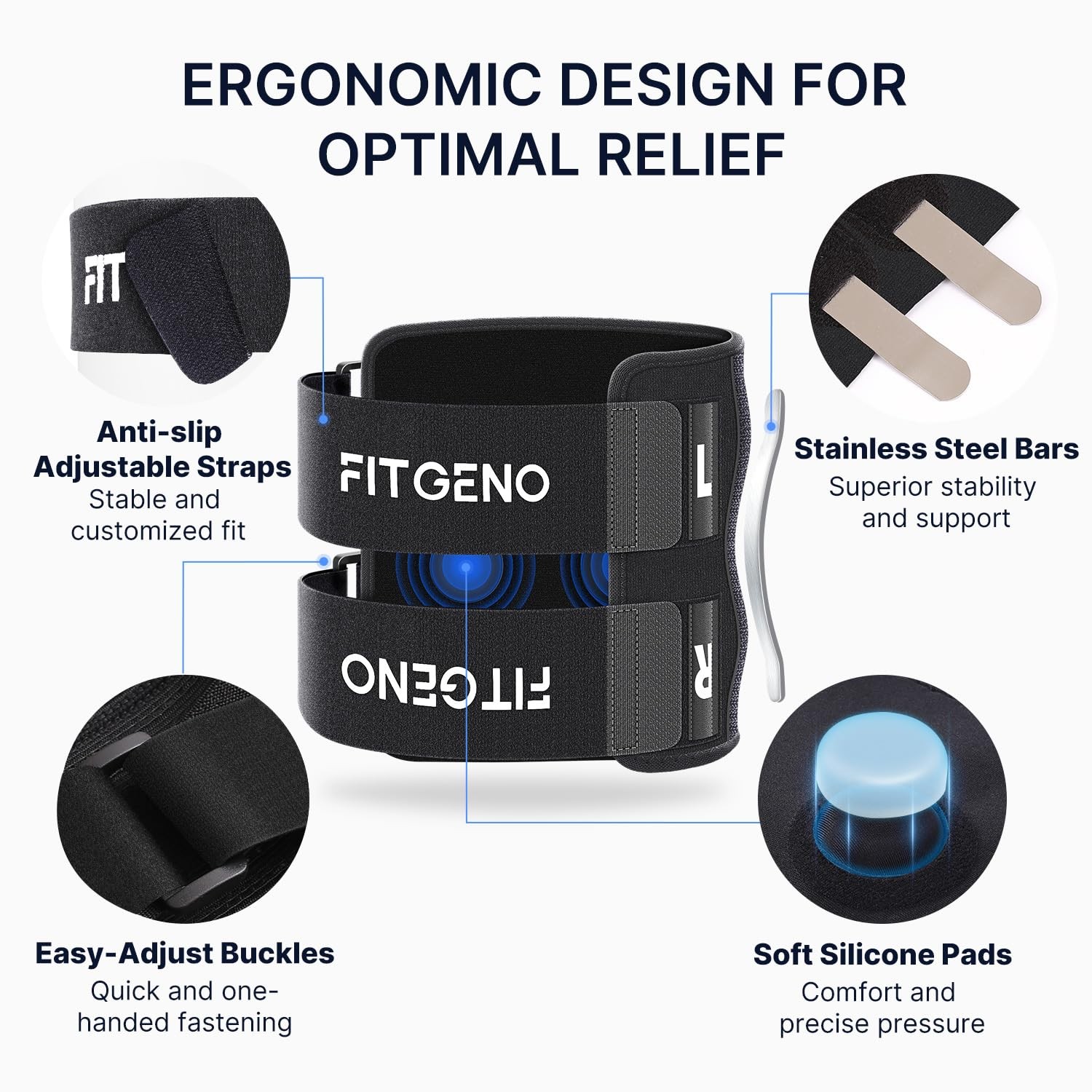 Sciatica Pain Relief Devices: Upgraded ReActive Plus Sciatica Pain Relief Bra…