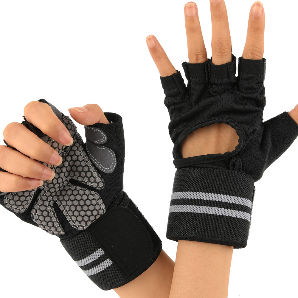 Workout Gloves Weight Lifting Gloves With Wrist Support Gym Fitness Men & Women
