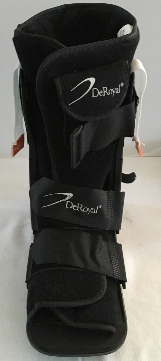 Orthopedic Tall Walking Boot with Inflatable Air Pump for injured foot