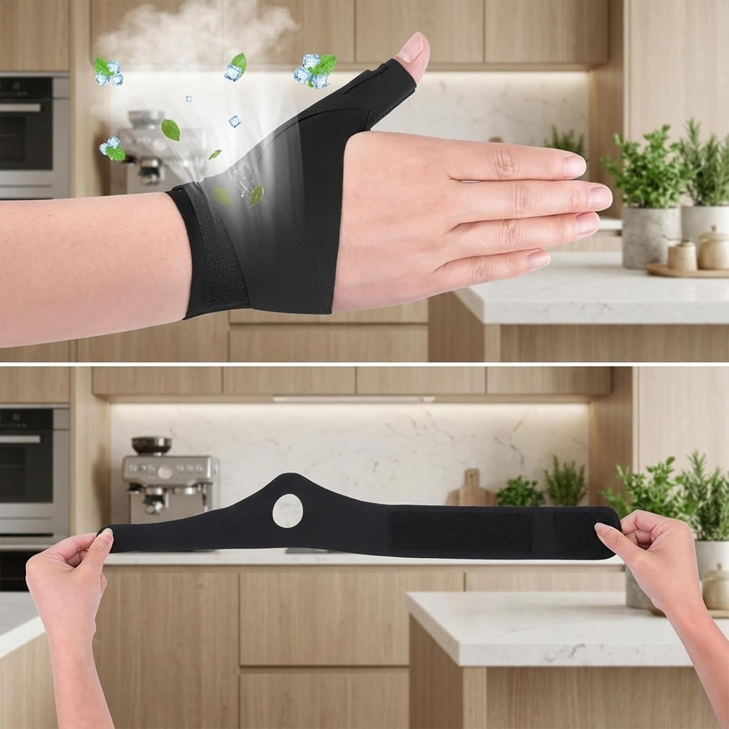 2Pcs Thumb Brace Thumbs Wrist Brace Compression Stabilizer | Thumbs Support, Spi
