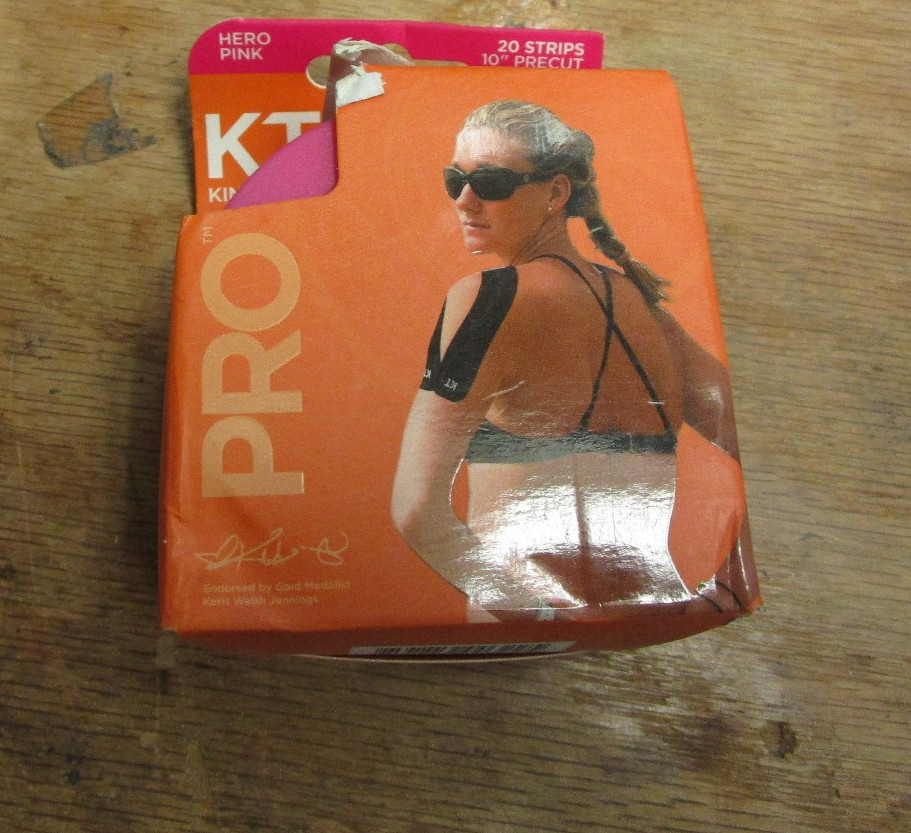KT Tape Pro 10″ Precut Kinesiology Elastic Sports Roll 20 Strips