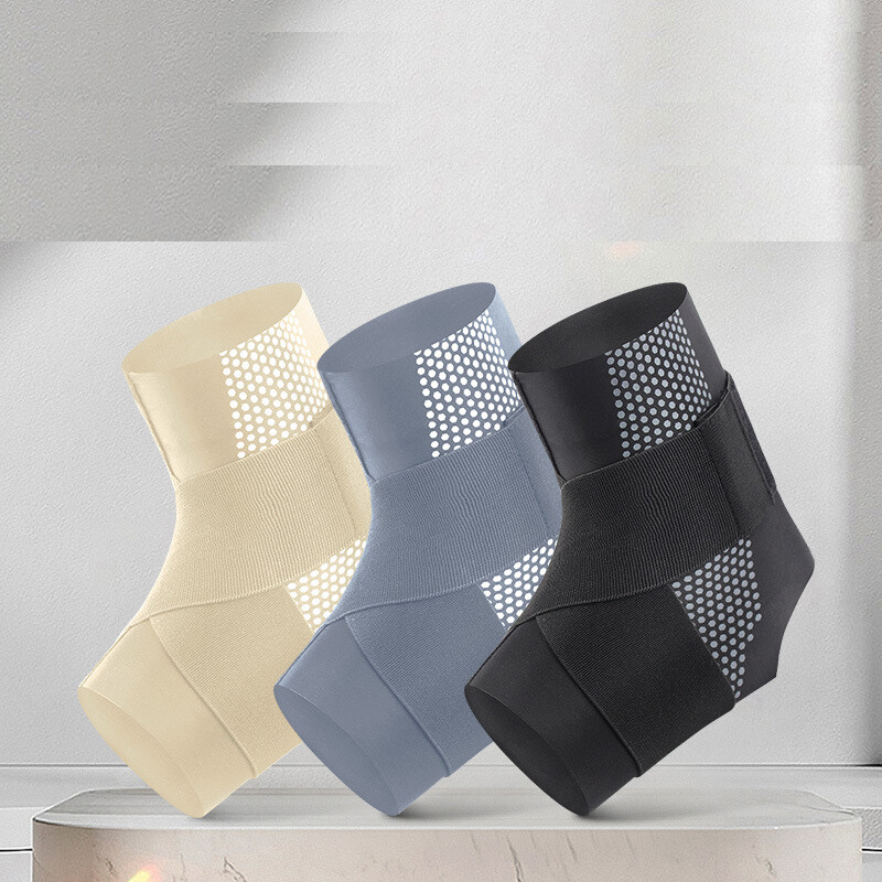 Ankle Brace Adjustable Breathable Compression Ankle Support，for Men and Women
