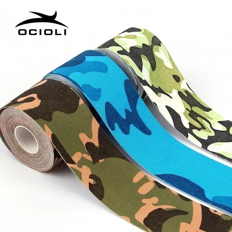 1 Roll Camouflage Kinesiology Tape Sports Athletic Bandage Knee Elbow Brace